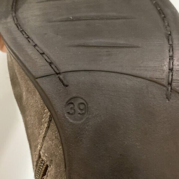 Browns Brown Suede Heeled Ankle Boots size 39 - Picture 9 of 12